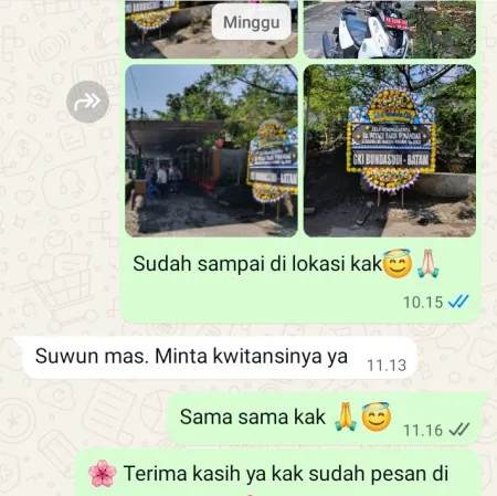 Pengiriman Papan Bunga Duka Klojen